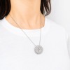 The Halo Cross Necklace