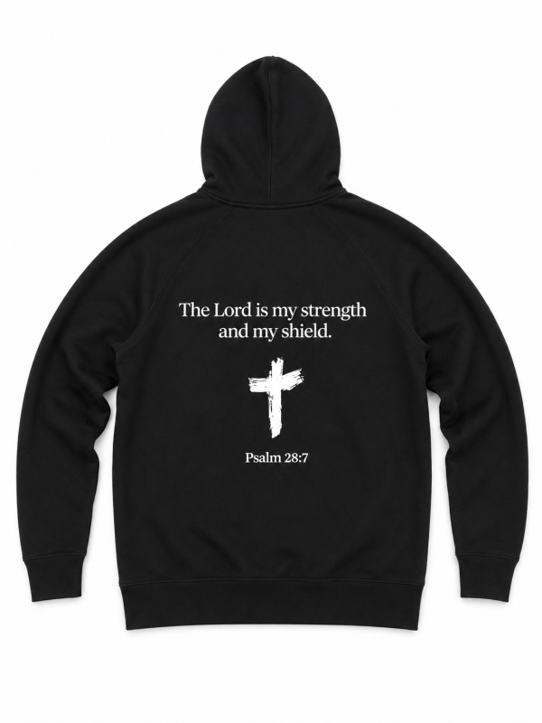 The Lord Is My Strength And My Shield Hoodie - Men