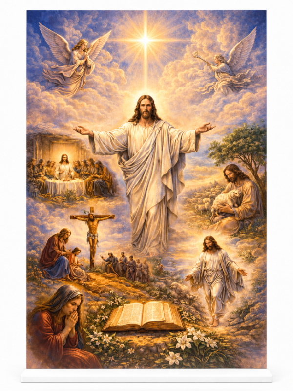 BD5D86C8-4655-494E-ADFC-C8FA052F379C Acrylic Stand - Jesus Passion & Resurrection