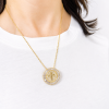 The Halo Cross Necklace
