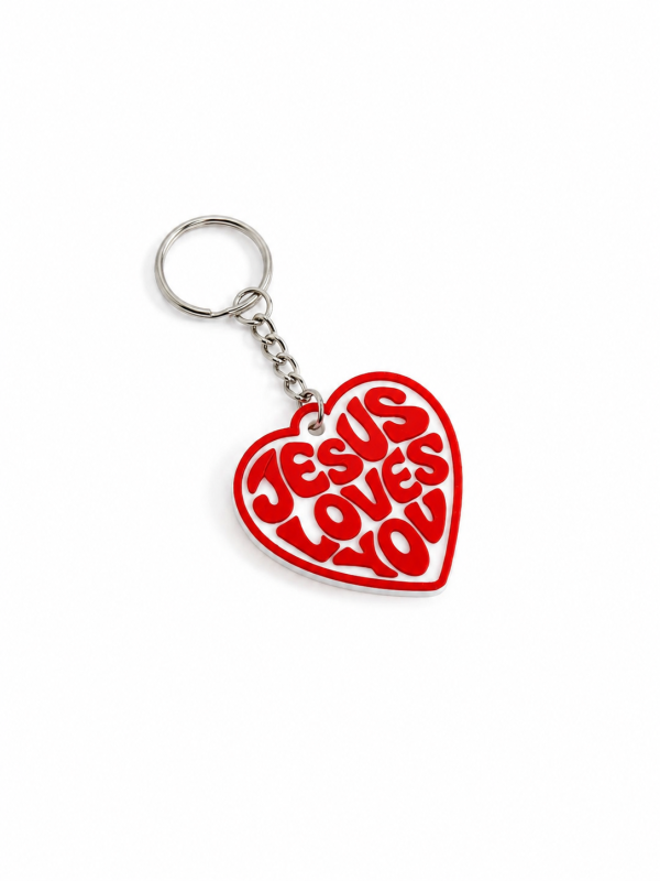 Jesus Loves You Key Ring